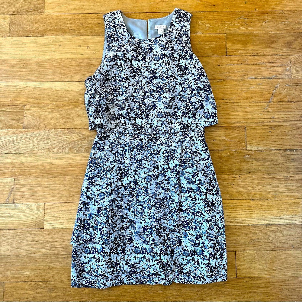 J Crew Patterned Midi Dress